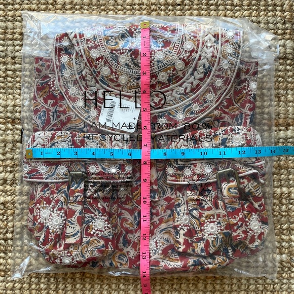 NEW Free People Mia Mirrored Backpack - Picture 10 of 13